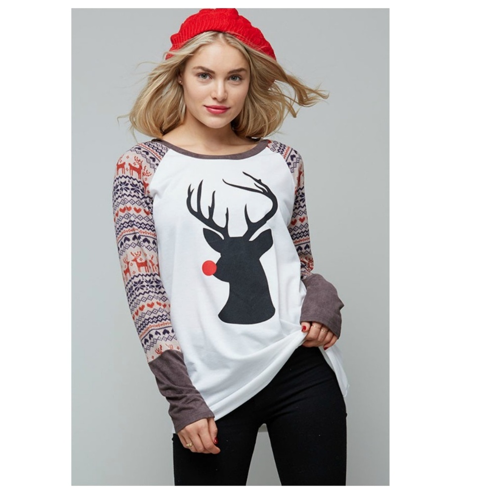 RUDOLF TOP WHITE AND BLACK TOP